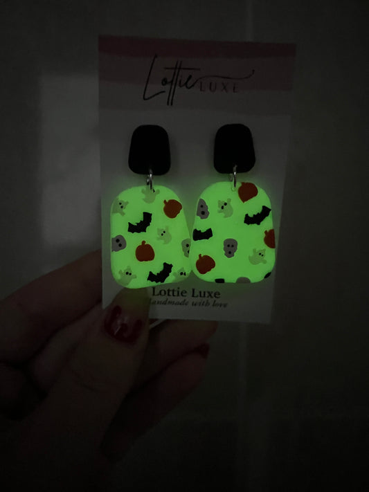 Glow in the dark Halloween Earrings